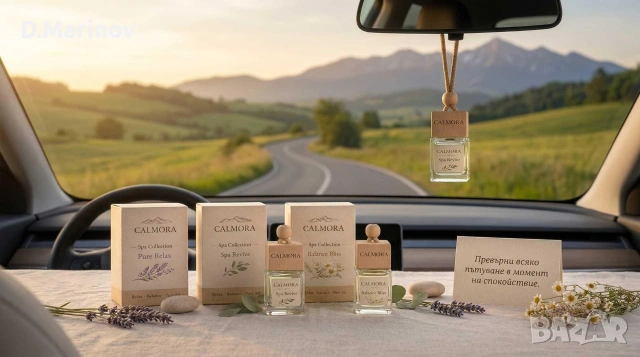 Луксозен ароматизатор за автомобил Calmora – дълготраен аромат, снимка 3 - Аксесоари и консумативи - 54047421