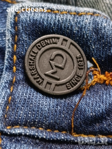 Мъжки дънки Marshall Denim размер 36, снимка 4 - Дънки - 52621725
