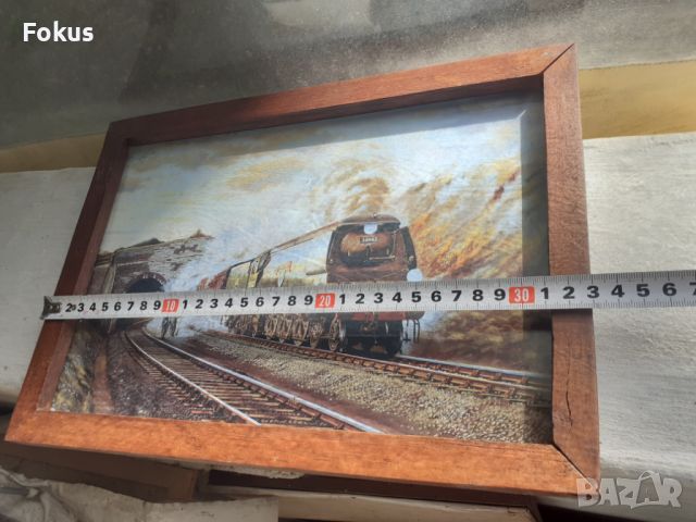 Плакат снимка картина влакове локомативи N 4, снимка 4 - Антикварни и старинни предмети - 45209093