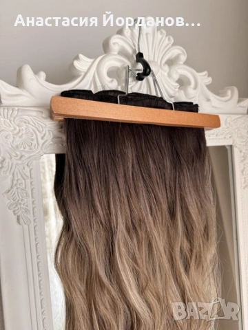 ЕКСТЕНШЪН ТРЕСА ОМБРЕ, снимка 3 - Аксесоари за коса - 53792442