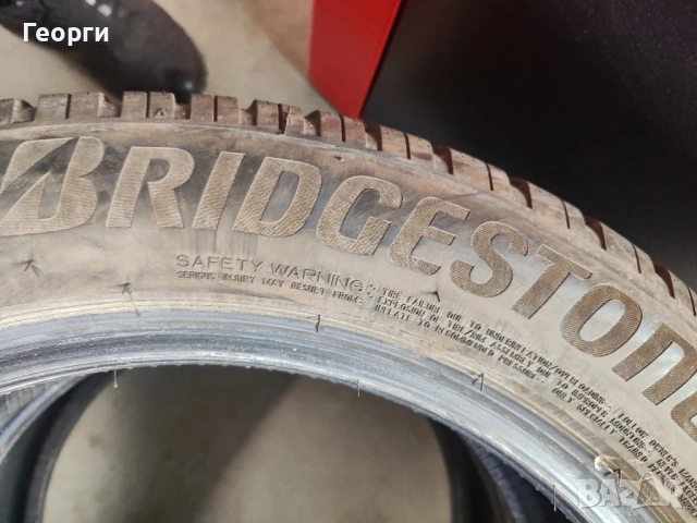 2бр.зимни гуми 215/55/18 Bridgestone, снимка 5 - Гуми и джанти - 53931030
