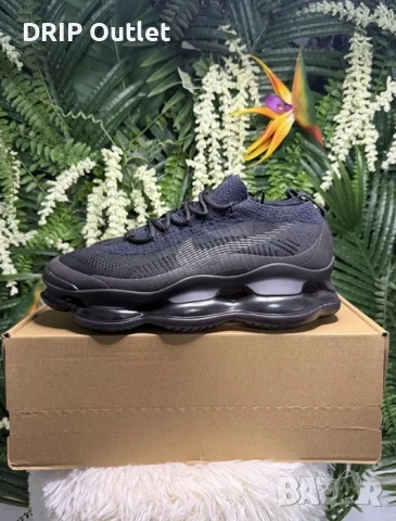 !НОВИ! Nike Air Max Scorpion | Triple Black | + КУТИЯ, снимка 2 - Маратонки - 54168033