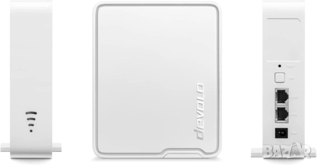 Мощен усилвател на WiFi сигнал WiFi 6 до 5400 Mbps и Mesh технология devolo WiFi 6 Repeater 5400 , снимка 2 - Рутери - 54102843