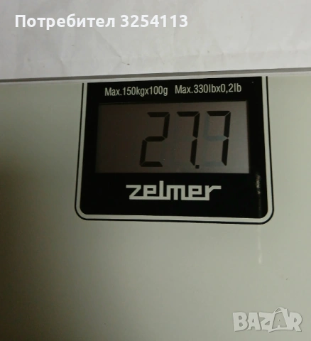 Електронен кантар ZELMER, снимка 3 - Везни - 53911471