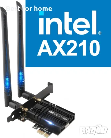 WiFi мрежова карта AX210, 2400 Mbps, Bluetooth 5.3, снимка 8 - Друга електроника - 49409092