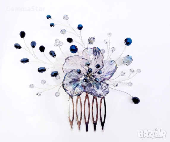 Украса за коса с кристали/ Бижута за коса/ Аксесоари за коса