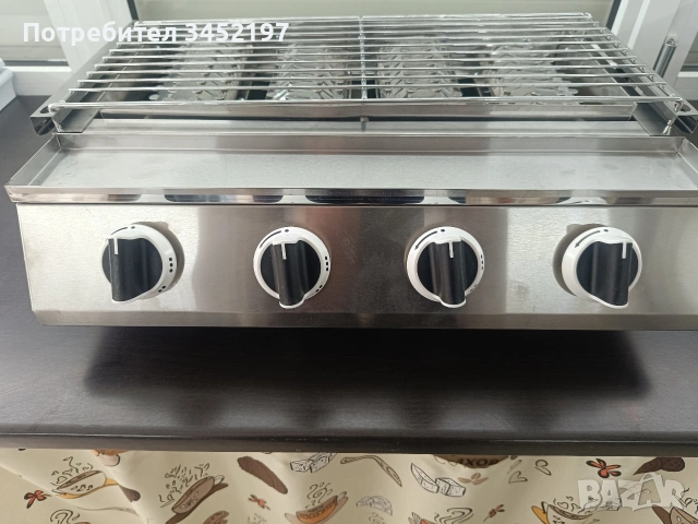 газов грил с четири зони, снимка 2 - Скари - 54095313