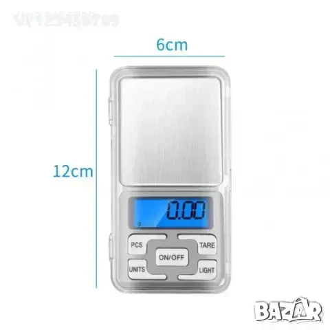 Везна бижутерска дигитална 0.1-500(0,01-200; 0,01-300) гр. + батерии, снимка 2 - Други стоки за дома - 50731930