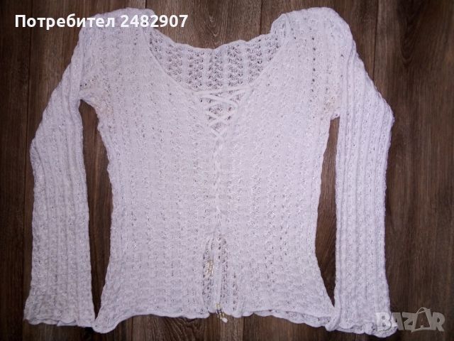 Дамска блуза - плетиво, снимка 2 - Блузи с дълъг ръкав и пуловери - 46083211