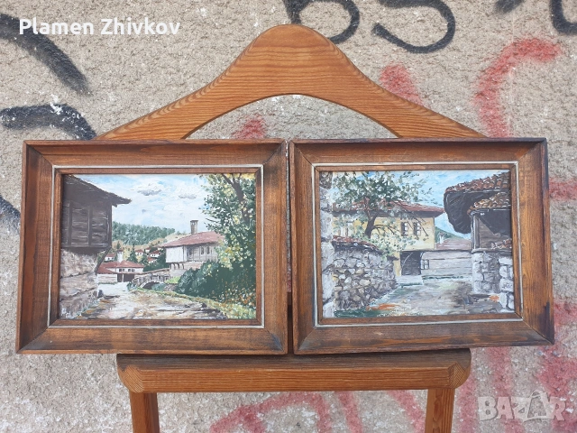 две рамкирани картини на тема Копривщица , снимка 5 - Картини - 53796937