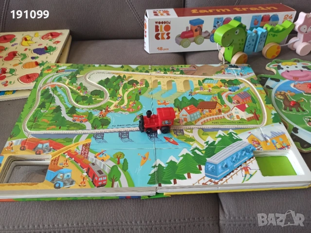 комплект дървени,занимателни и образователни играчки, снимка 6 - Образователни игри - 51250896