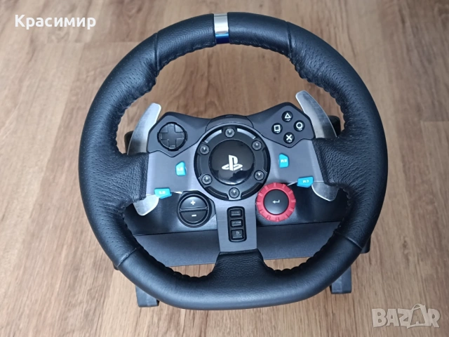 Волан с педали и шифтър Logitech G29 Driving Force, снимка 2 - Аксесоари - 53573852