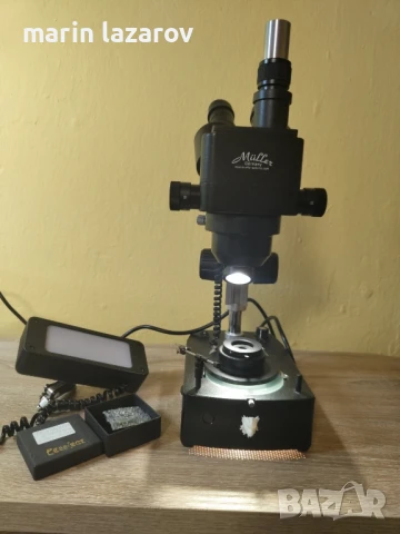 Бижутерски тринокулярен микроскоп