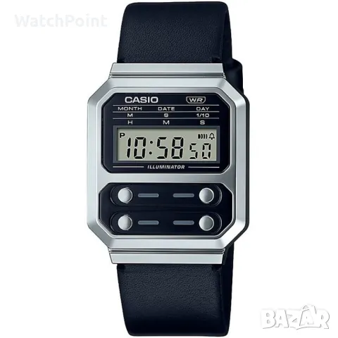 Мъжки дигитален часовник Casio Vintage - A100WEL-1AEF, снимка 1 - Мъжки - 48844967