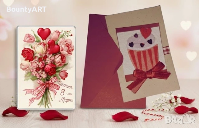 Бюджетен и стилен подарък за 8 март, снимка 3 - Романтични подаръци - 53323552