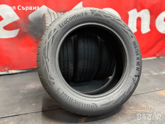 195 55 16, Летни гуми, Continental EcoContact6, 4 броя, снимка 5 - Гуми и джанти - 52792749