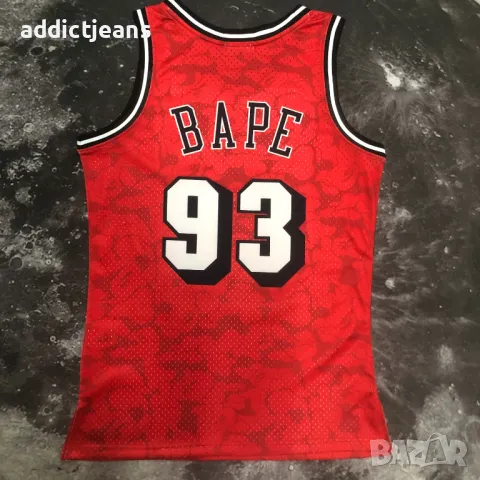 Мъжки потник Mitchell&Ness Bape 93 Miami Heat размер XXL, снимка 4 - Спортни дрехи, екипи - 48795241