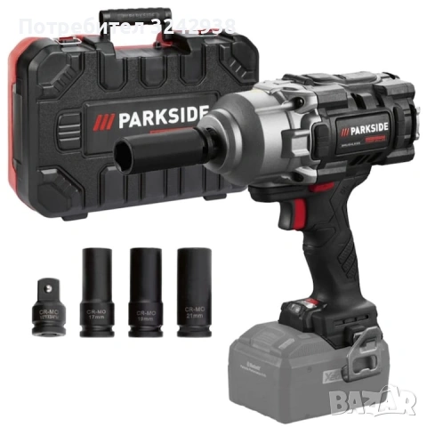 Мощен акумулаторен ударен гайковерт от серията PARKSIDE Performance