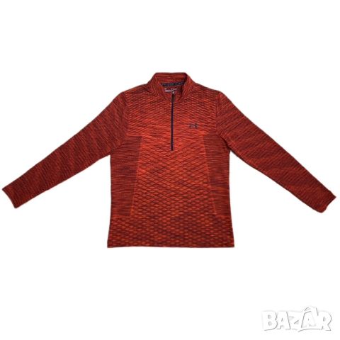 Оригинална мъжка блуза Under Armour Vanish Seamless 1/2 Zip | XL размер, снимка 4 - Блузи - 46675519