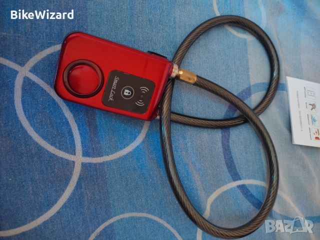 Bluetooth Smart Lock велосипед/мотоциклет/порта с аларма НОВО, снимка 7 - Аксесоари за велосипеди - 46212519