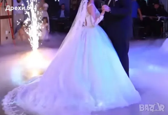 Булченска Рокля с подарък токчета, снимка 5 - Сватбени рокли - 50252977