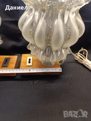 Две ретро настолни лампи, снимка 6 - Антикварни и старинни предмети - 52449416