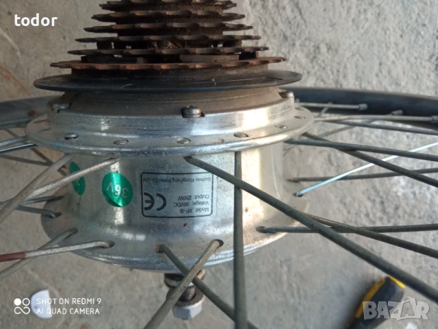 капла с ел.двигател ,20цола., снимка 3 - Велосипеди - 50506787