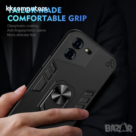 Tecno Pova 5 Pro Удароустойчив Ring Holder Калъф и Протектор, снимка 7 - Калъфи, кейсове - 50938188