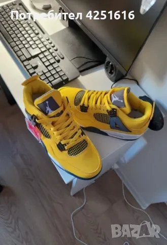 кецове Air Jordan 4, снимка 3 - Мъжки ботуши - 47405487