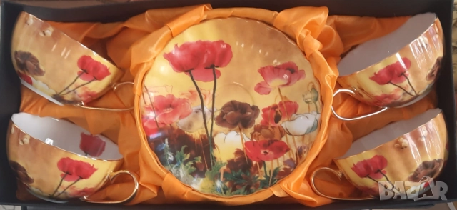 Голямо Намаление на чаши и комплекти за кафе костен порцелан , снимка 5 - Подаръци за юбилей - 43694999