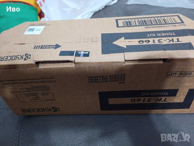 Тонер касета Kyocera TK-3160 , снимка 2 - Консумативи за принтери - 52568720