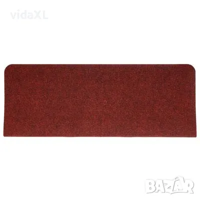 vidaXL Самозалепващи стелки за стълби, 15 бр, 65x24,5x3,5 см, червени（SKU:343480）, снимка 5 - Други - 49243071