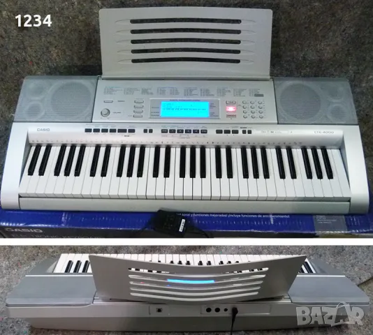 синтезатор клавир CASIO CTK-4000 пиано 5 октави плътни динамични клавиши и USB, снимка 1 - Синтезатори - 48423278