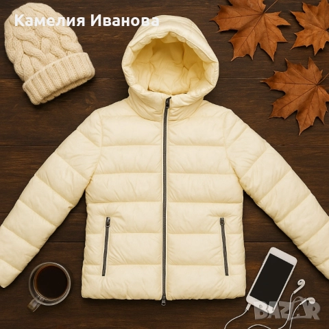 Топло капитонирано яке, снимка 2 - Якета - 51852112