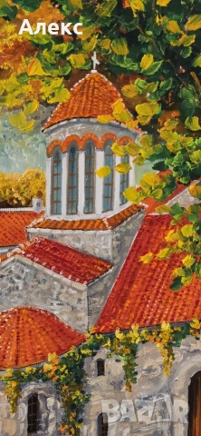 Картина Бачковски манастир, снимка 3 - Картини - 54168403