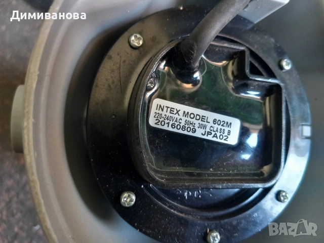 Филтърна помпа Intex 602, за 1.3 м3, снимка 2 - Басейни и аксесоари - 54244484