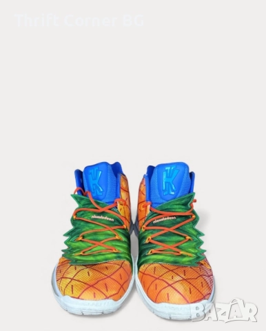 Nike x Spongebob Kyrie 5 2019 оригинални маратонки , 42 номер, снимка 4 - Маратонки - 52243957