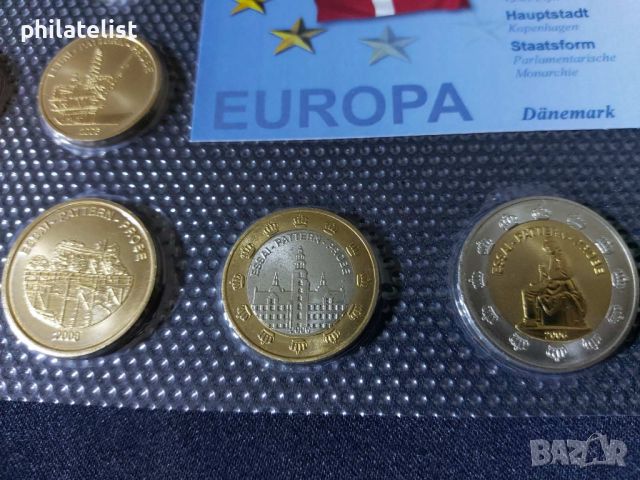 Пробен Евро сет - Дания 2006, 8 монети, снимка 2 - Нумизматика и бонистика - 46463695