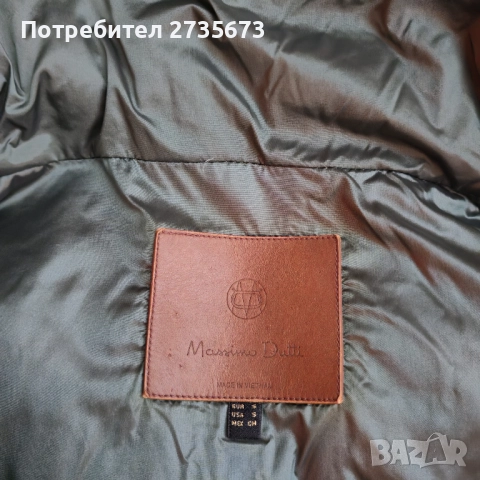 Дамско яке на марка Massimo Dutti. Носено малко, в масленозеленцвят. За пролет _есенно време. , снимка 3 - Якета - 51963295