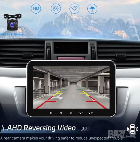 Мултимедия, плеър, с Андроид, единичен дин, навигация, за кола, автомобил, Android, 1 DIN, Carplay, снимка 13 - Аксесоари и консумативи - 51691060