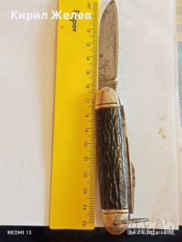 Винтидж джобно ножче Richardson Sheffield England за КОЛЕКЦИОНЕРИ 54478, снимка 8 - Други ценни предмети - 54108868