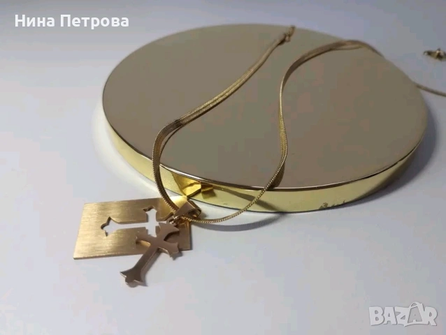 Колиета и пръстен от медицинска стомана , снимка 6 - Колиета, медальони, синджири - 53740389