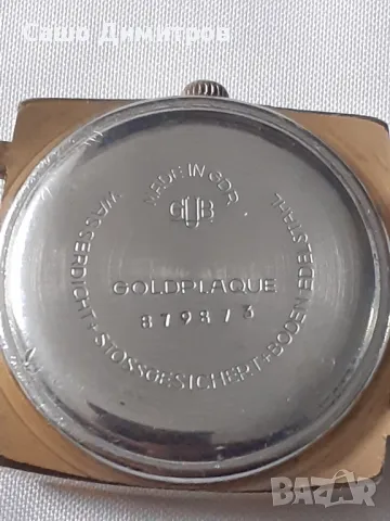 Glashute automatic GDR GOLD PLAKUE , снимка 5 - Мъжки - 47093931