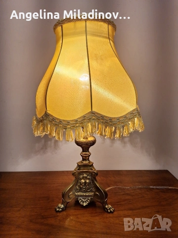 Винтидж настолна лампа , снимка 2 - Настолни лампи - 53774191