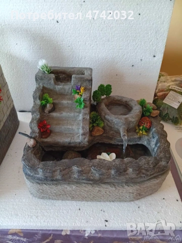 ръчно изработен декоративен водопад
