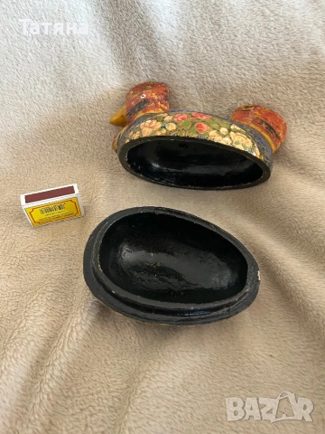 Дървена кутия за бижута или за интериор ръчно рисувана, снимка 2 - Декорация за дома - 54172425