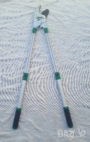 Ножица немска за клони с тресчотка телескопична алуминиева