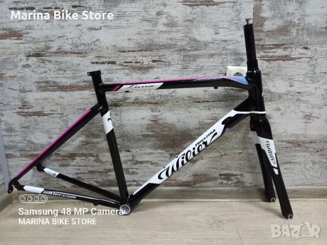 НОВА алуминиева шосейна рамка Wilier Luna Fuxia с капли Shimano RS21, снимка 1 - Велосипеди - 47996434