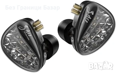 Нови KZ ZA12 хибридни слушалки 6 драйвера 2pin сменяем кабел 3.5мм