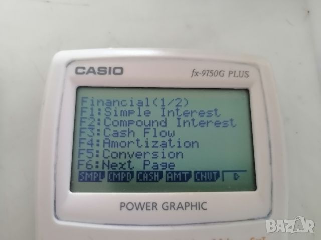 Графичен калкулатор CASIO fx-9750G Plus, снимка 4 - Друга електроника - 46478443